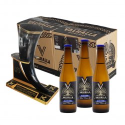 Pack Ragnarök - Cuerno Vikingo y 2 cajas de Ragnarök 33 CL - Hidromiel canarias