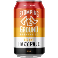 Stomping Ground Brewing Co. Big Sky Hazy Pale Stomping Ground Brewing Co. Big Sky Hazy Pale