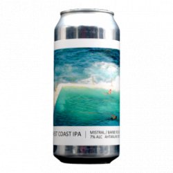 Popihn Popihn - West Coast IPA MistralBarbe RougeCryo Athanum - 7% - 44cl - Can - La Mise en Bière