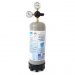 Kit botella CO2 1200g + manorreductor con 2 manómetros (salida 516) 
