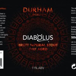 Otters Tears Diabolus Brett  Durham Brewery - Otters Tears