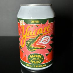 Garage Project, El Yacare: Yerba Mate Lime Lager, 330ml - My Beer Dealer