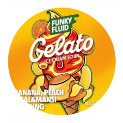 Funky Fluid - Gelato: Banana, Peach & Calamansi Pudding - 20L keg - Hopping Borders