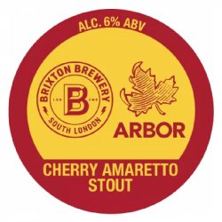 ARBOR ALES + Brixton Cherry Amaretto Stout (E-KEG) 4.7% - Beer Paradise