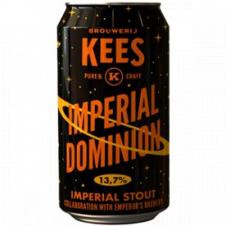 Kees x Emperors - Imperial Dominion - Imperial Stout - 13.7% - 330ml Can - MK Biergarten