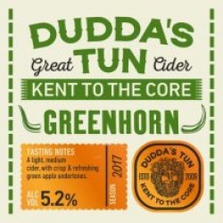 Duddas Tun Greenhorn Cider (Bag In Box) - Drink It In