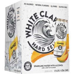 White Claw Mango 4 Pack 33cl Can - Molloys