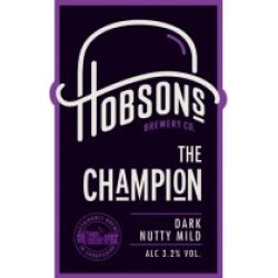 Hobsons Brewery Co The Champion (Cask) - Pivovar