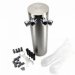 Quadruple beer tap tower - brushed stainless steel Quadruple beer tap tower - brushed stainless steel