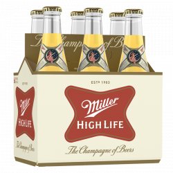 Miller High Life 6-pack bottles - The Open Bottle