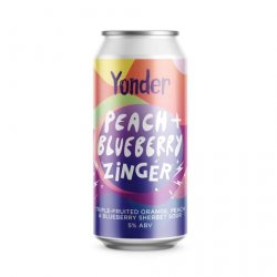 Yonder - Peach & Blueberry Zinger, 5.0% - The Drop Brighton