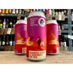 New Bristol  Passionfruit & Peach Ice Cream Waffle Cone Sour - Wee Beer Shop