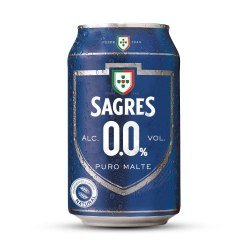 Sagres 0.0% Alcohol-Free Beer – 330ml - The Alcohol Free Co