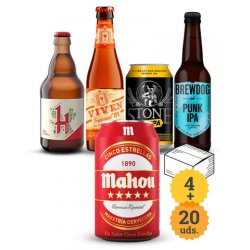 Mahou 5 Estrellas + IPAs del mundo - Escerveza