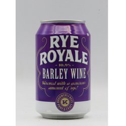 Brouwerij Kees  Rye Royale - DeBierliefhebber