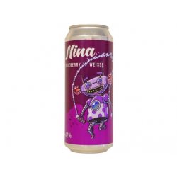 Clock - 10°NINA BLUEBERRY WEISSEBorůvka 2024  500ml plech 4,2% alc. - Beer Butik