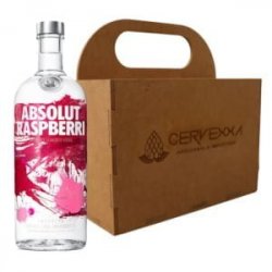 Vodka Absolut Raspberry + Caja Six Pack Cerveza Artesanal - Be Hoppy!