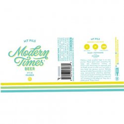Modern Times Beer MT Pils
