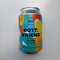 ROTT.vriend Belgian Blond - 330ml - 6,7% - GUN Speciaalbieren