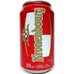 KRONENBOURG Blonde Française 4.5° boîte métal 33 cl  - Sourire Des Saveurs