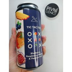 ODU Tic Tac Toe Blueberry, Raspberry, Mango & Passion Fruit 4,5% 0,44l - Pivní lednice