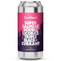 CoolHead Brew Super Salmiac Double Licorice Triple Blackcurrant CoolHead Brew Super Salmiac Double Licorice Triple Blackcurrant