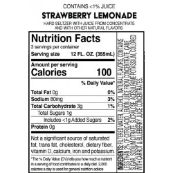 Truly Hard Seltzer Strawberry Lemonade