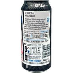 Siren Craft Brew Siren Sportsball - Beer Shop HQ