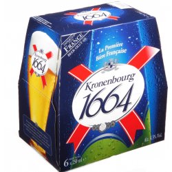 Kronenbourg 1664 Lager 6 pack 12 oz. Bottle - Petite Cellars