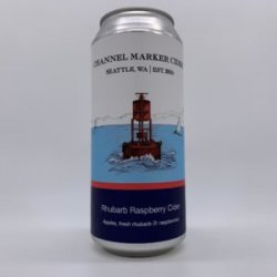 Channel Marker Rhubarb Raspberry Cider Can - Bottleworks