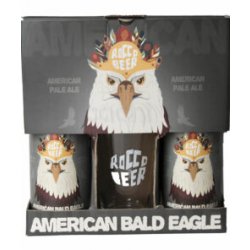 Cerveza Artesanal Rocco Beer Apa Eagle lata x 2 500ml + Vaso - Cachi