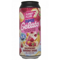 Funky Fluid Free Gelato: Raspberry Banana Shake Funky Fluid Free Gelato: Raspberry Banana Shake