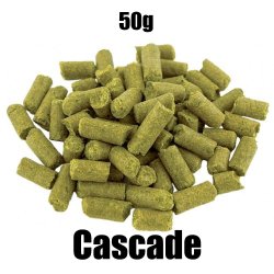 Cascade USA Hops - T90 Pellet - 50g - Brewbitz Homebrew Shop