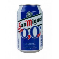 San Miguel 0,0 lata 33 cl. - Cervetri