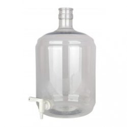 Damajuana Carboy PET 12 litros con grifo - El Secreto de la Cerveza