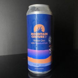 Mountain Culture Beer Co., Status Quo With Passionfruit, 500ml - My Beer Dealer