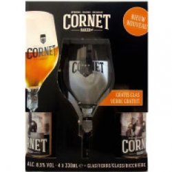 Cornet oaked bierpakket + Glas - Speciaalbierkoning