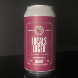 Brouhaha, Locals Lager, 375ml - My Beer Dealer