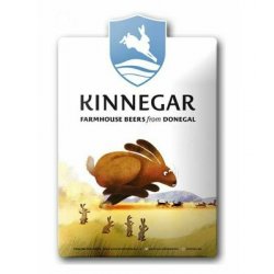 Kinnegar Brewing - Metal Sign Big Bunny - Hopping Borders