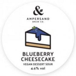 Ampersand Brew Co Blueberry Cheesecake (Keg) - Pivovar