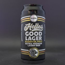 Amundsen - Alcohol Free Helles Good - 0.5% (440ml) - Ghost Whale