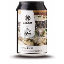 Brasserie Torr Penn CEYLAN SOUR - Collab 90BPM - Thé noir / Ananas / Gingembre