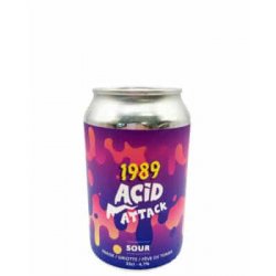 1989 Brewing - Acid Attack -  Sour fruits rouges - 33cl Can - La Compagnie des Bonnes Bouteilles