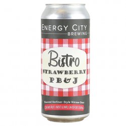 Energy City Bistro Cabana Strawberry PB&J Sour - CraftShack