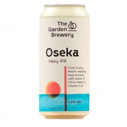 The Garden Brewery- Oseka Hazy IPA 6.2% ABV 440ml Can - Martins Off Licence