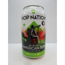 Hop Nation - No Buzz Alcohol Free Red Ale 355ml - Grape & Grain