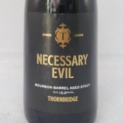 Barrel Aged Necessary Evil   37,5cl - Gedeelde Vreugde