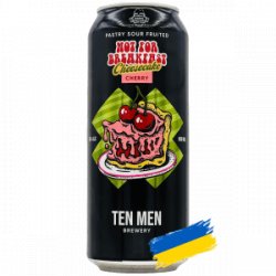 Ten Men Brewery  NOT FOR BREAKFAST CHERRY CHEESECAKE - Rebel Beer Cans