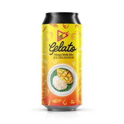 Funky Fluid Gelato: Mango Sticky Rice 500ml - Funky Fluid