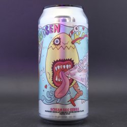 Amundsen - Scream Egg: Raspberry Choc Toffee Custard - 7% (440ml) - Ghost Whale